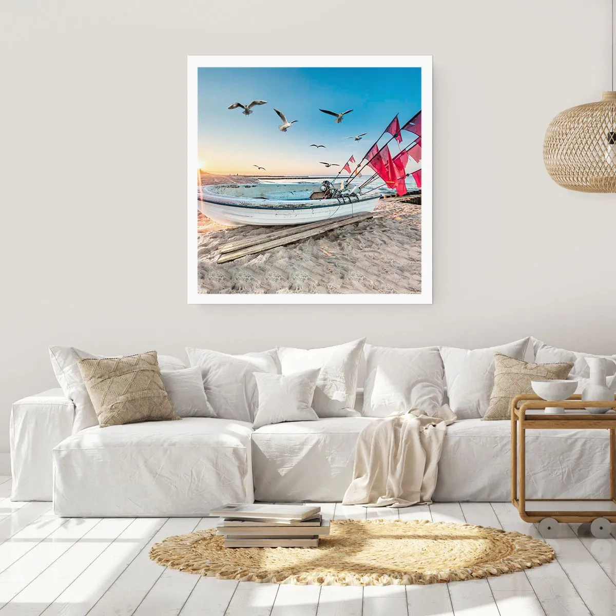 Poszter - Megérdemelt pihenés - 30x30 cm