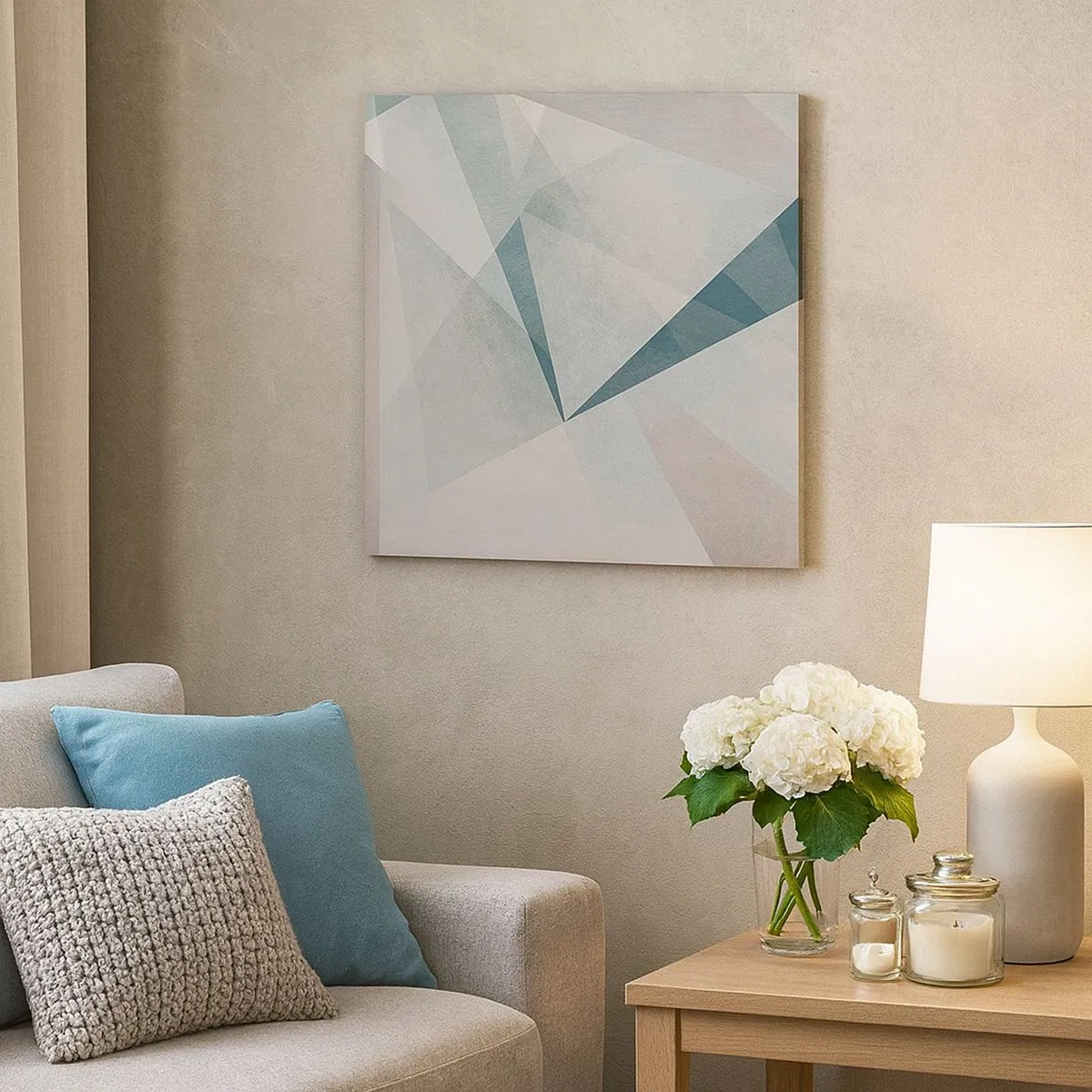 Vászonkép - Nyugodtan, de dinamikusan - 30x30 cm