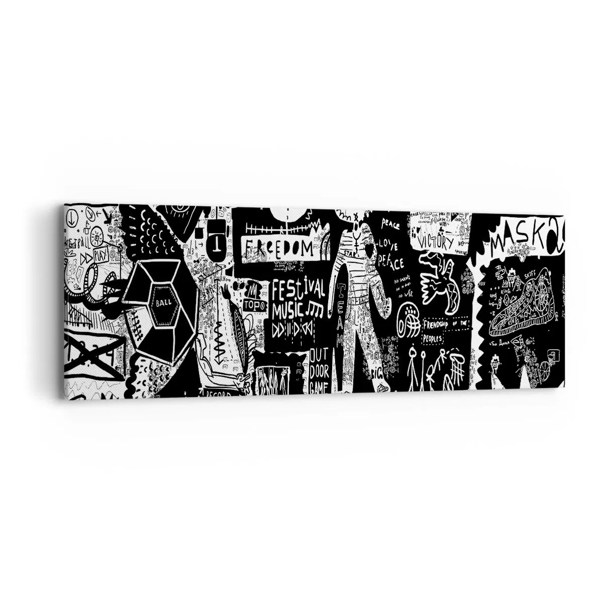Vászonkép - A szellemi fiatalság törvényei és örömei - 90x30 cm