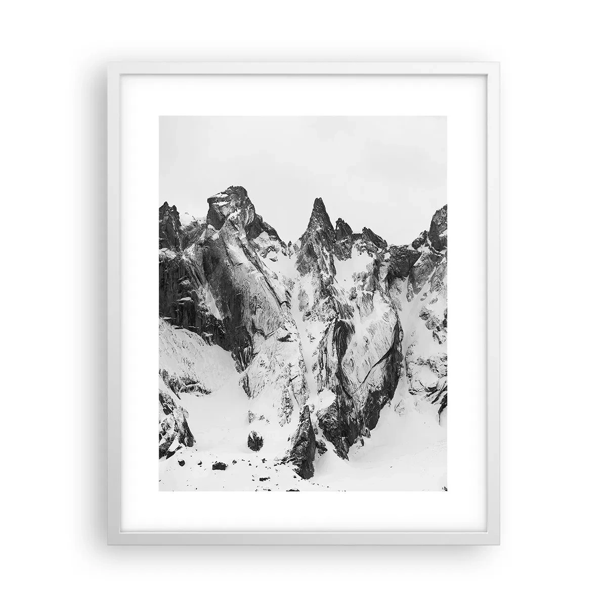 Poszter fekete keretben - Rémes gránit hegygerinc - 40x50 cm