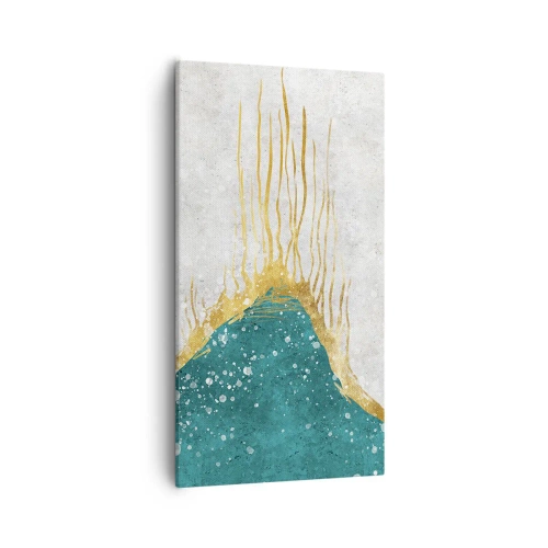 Vászonkép - Aranyló dagály - 55x100 cm