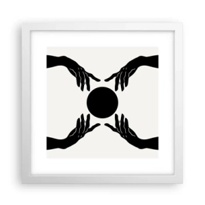 Poszter fekete keretben - Egy titkos jel - 30x30 cm