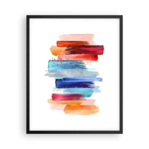 Poszter fehér keretben - Fel és le - 40x50 cm