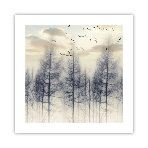 Poszter - Erdei szellemek - 40x40 cm