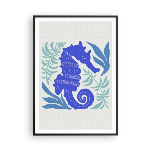 Poszter fehér keretben - Egy víz alatti réten - 70x100 cm