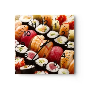 Falióra, Óra - Ázsia színei és ízei - 30x30 cm