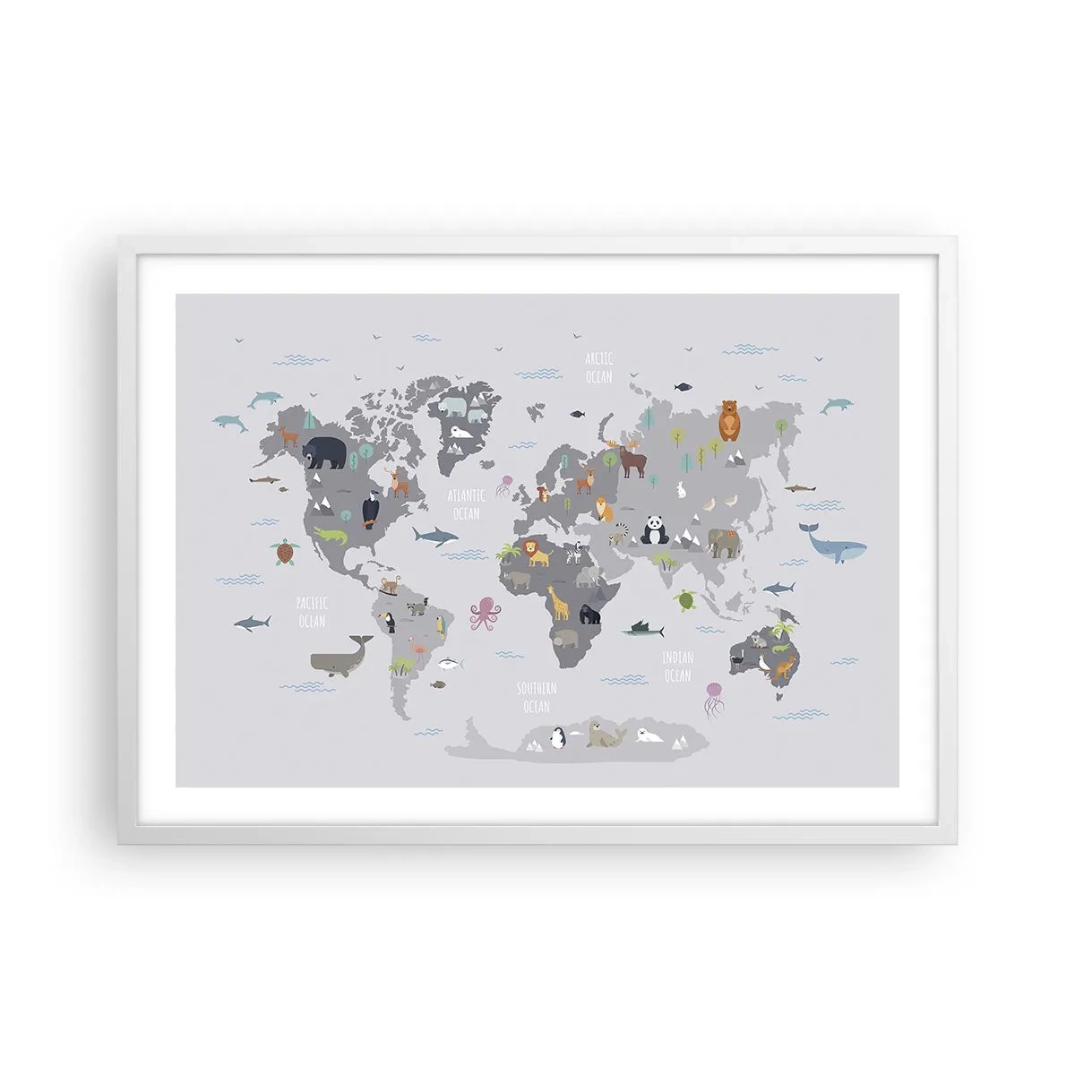 Poszter fekete keretben - Mondd meg, hogy honnan jöttél... - 70x50 cm