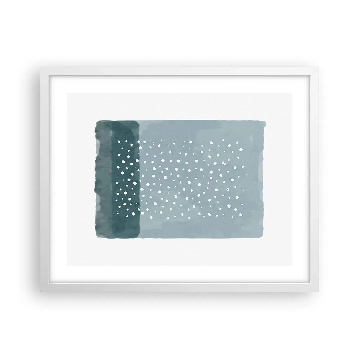 Poszter fekete keretben - Kéken nőtt - 50x40 cm