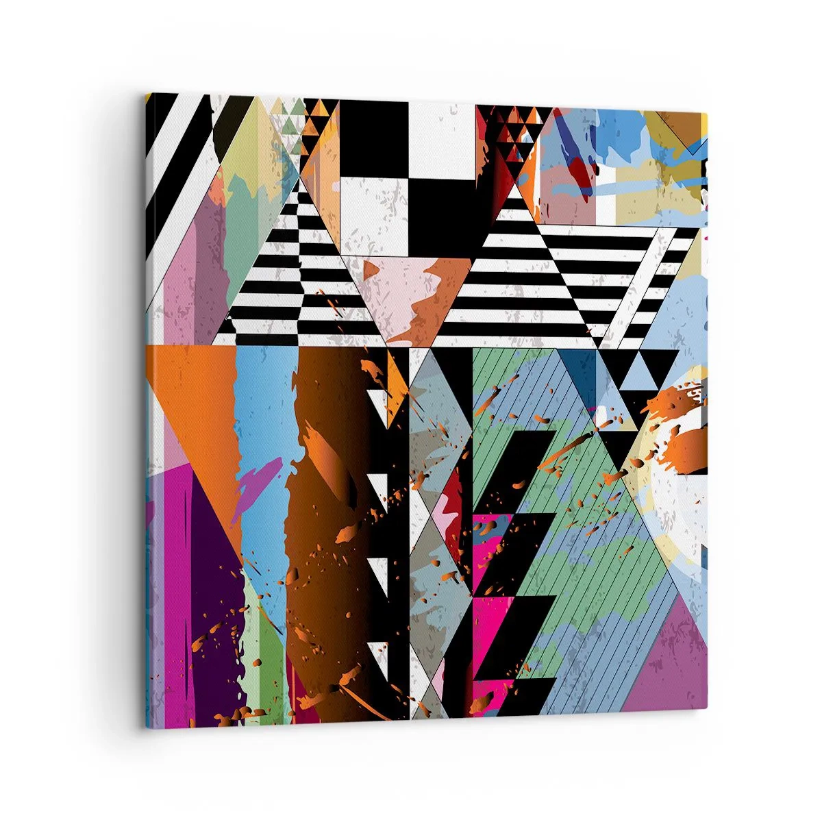 Vászonkép - Geometrikus és organikus - 60x60 cm