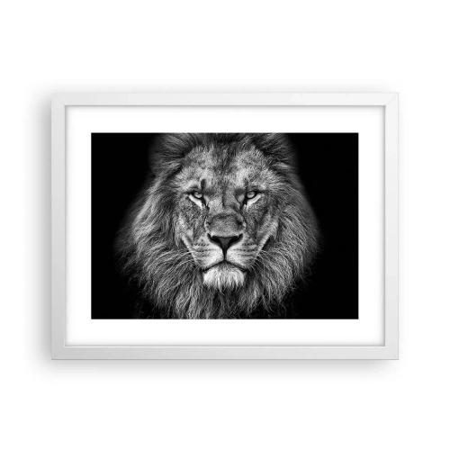 Poszter fekete keretben - Őfelségi palástban - 40x30 cm