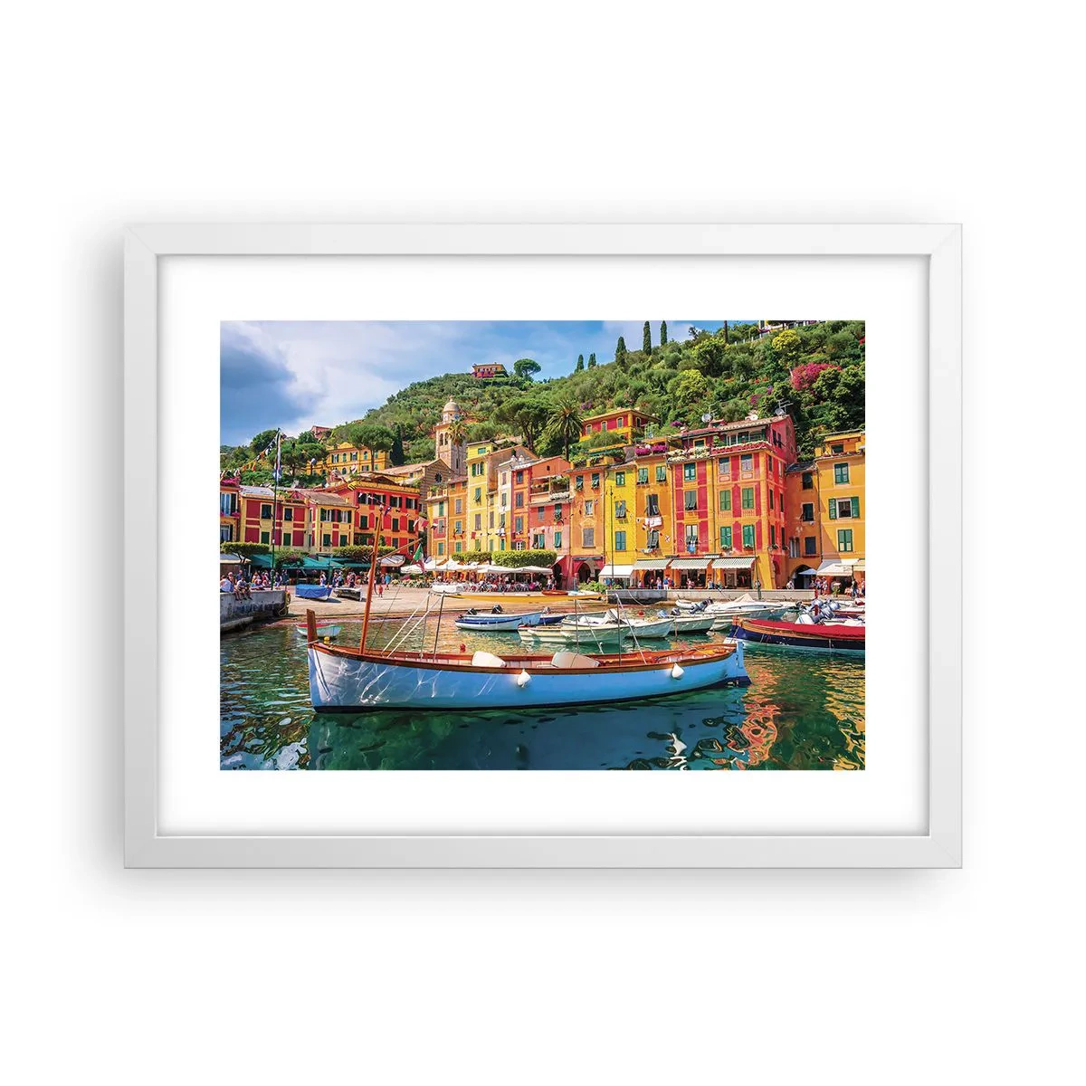 Poszter fekete keretben - Olasz délelőtt - 40x30 cm