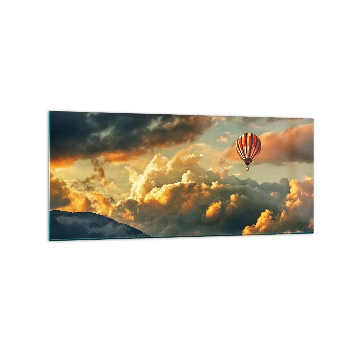 Üveg kép - Azért repülök, mert akarok - 120x50 cm