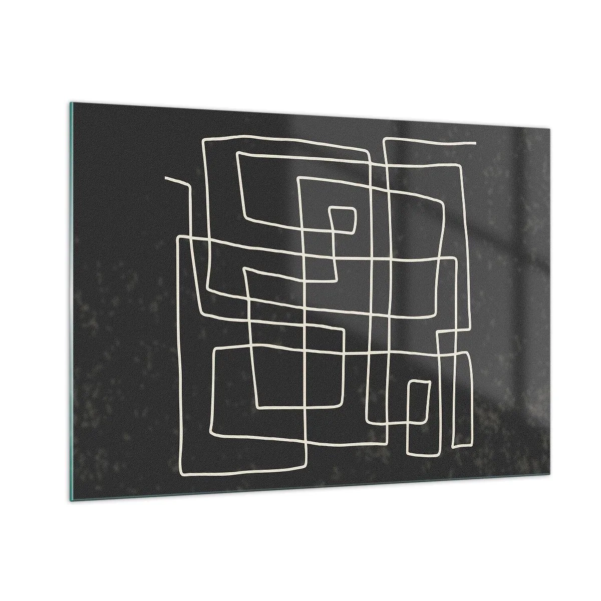Üveg kép - Nem olyan egyszerű - 100x70 cm