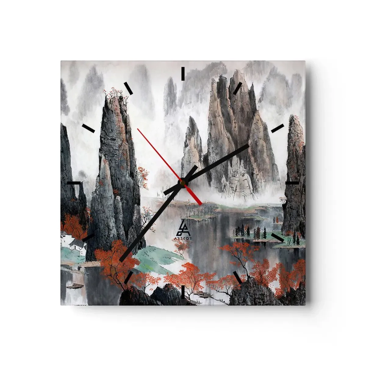 Falióra, Óra - Erőteljes őrök - 30x30 cm