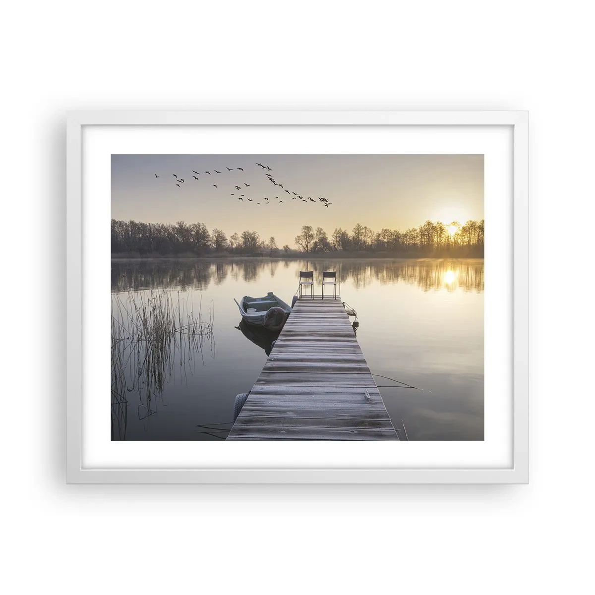 Poszter fekete keretben - Egy kis idő múlva visszajövök - 50x40 cm