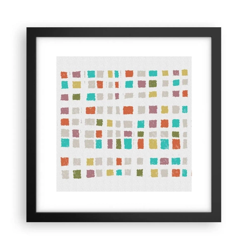 Poszter fehér keretben - Ismeretlen játék - 30x30 cm