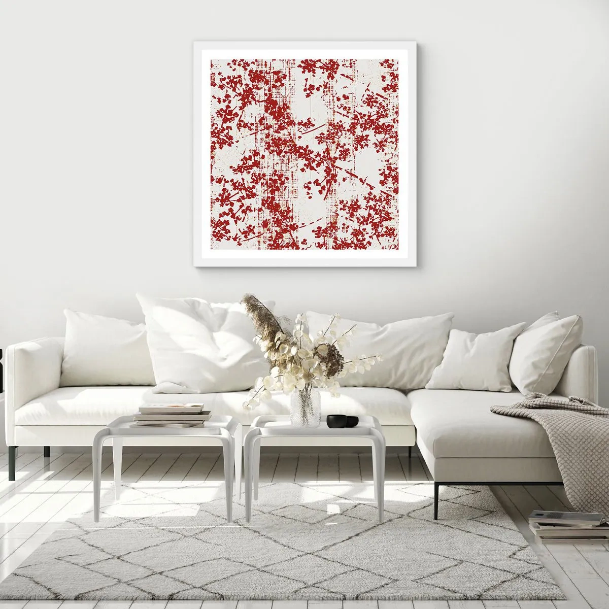 Poszter fekete keretben - Mint egy régi perkál - 60x60 cm