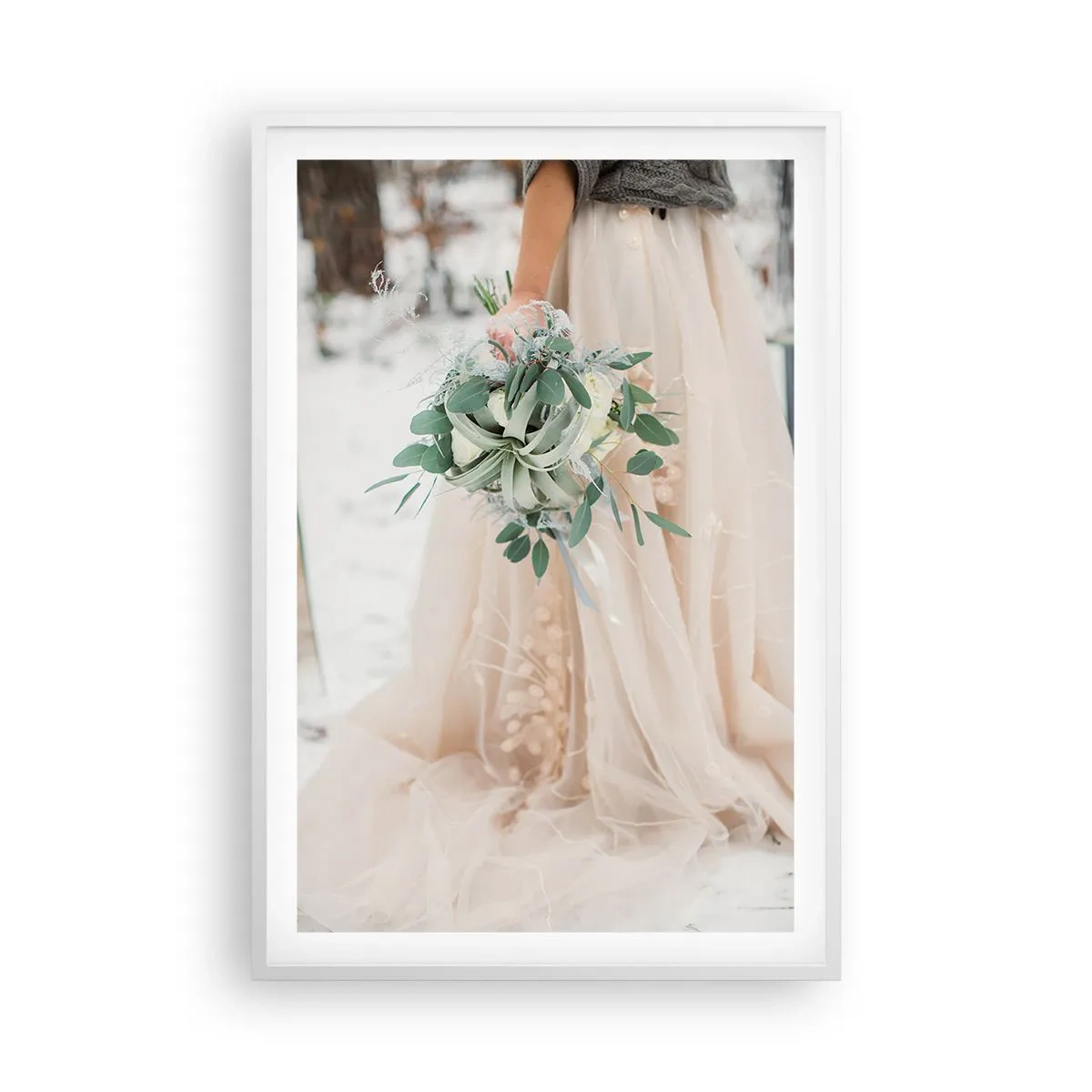 Poszter fekete keretben - És boldogan éltek, míg meg nem haltak. - 61x91 cm