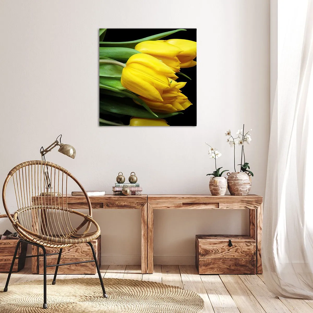 Vászonkép - Tiszta napból készült - 70x70 cm