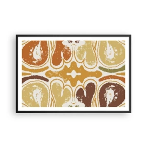 Poszter fehér keretben - Érzelmes absztrakció - 91x61 cm