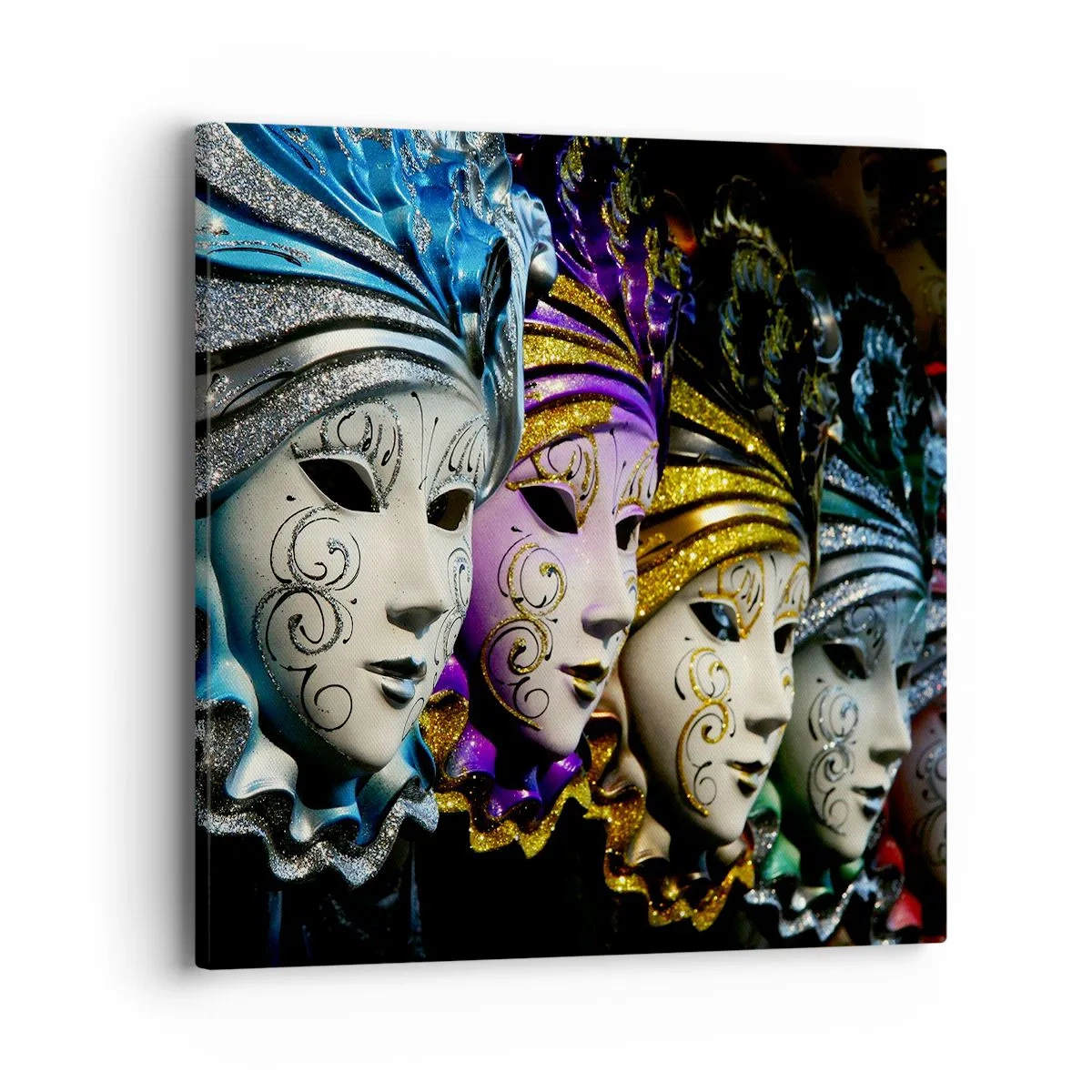 Vászonkép - Rejtély aranyban és ezüstben - 40x40 cm