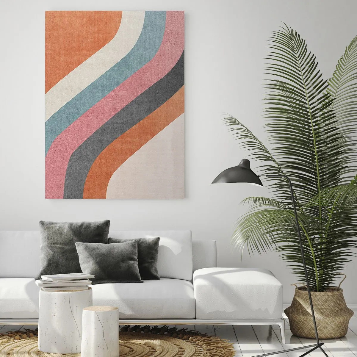 Üveg kép - Diagonális kompozíció - mozgás - 50x70 cm