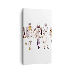 Vászonkép - Nem kikényszerített sikk, szabad elegancia - 45x80 cm