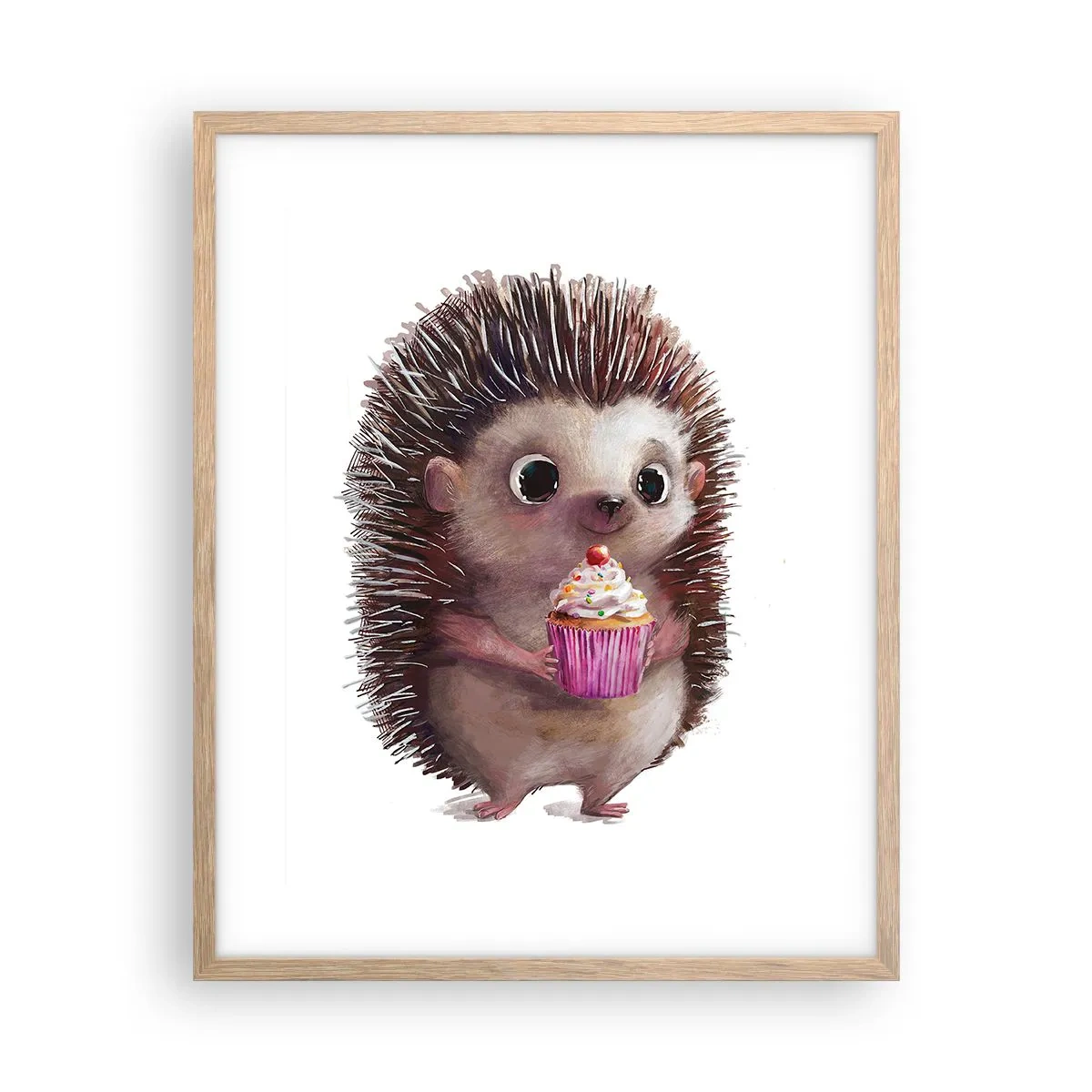 Poszter világos tölgy keretben - Ünnep van minden nap - 40x50 cm