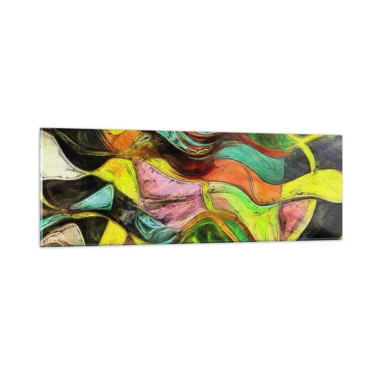 Üveg kép - A mozgás az élet - 90x30 cm