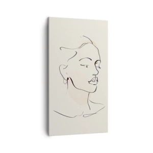 Vászonkép - Bizonyos vonallal - 45x80 cm