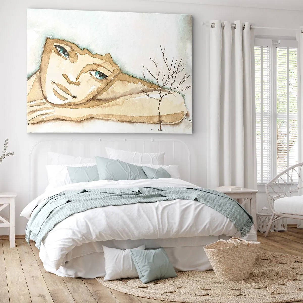 Vászonkép - A csendből nő ki a költészet fája - 120x80 cm