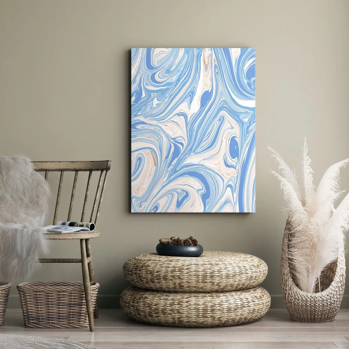 Vászonkép - Mocsár türkizben - 55x100 cm