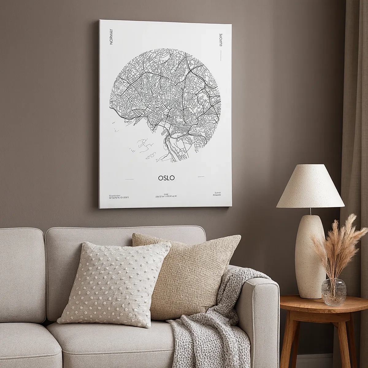 Vászonkép - Oslo anatómiája - 50x70 cm