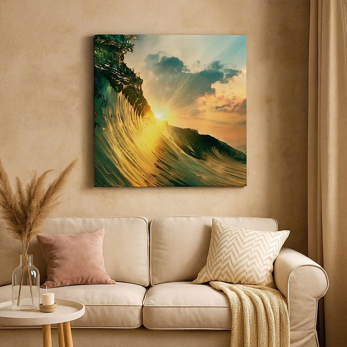 Vászonkép - Szörfös, hol vagy? - 30x30 cm