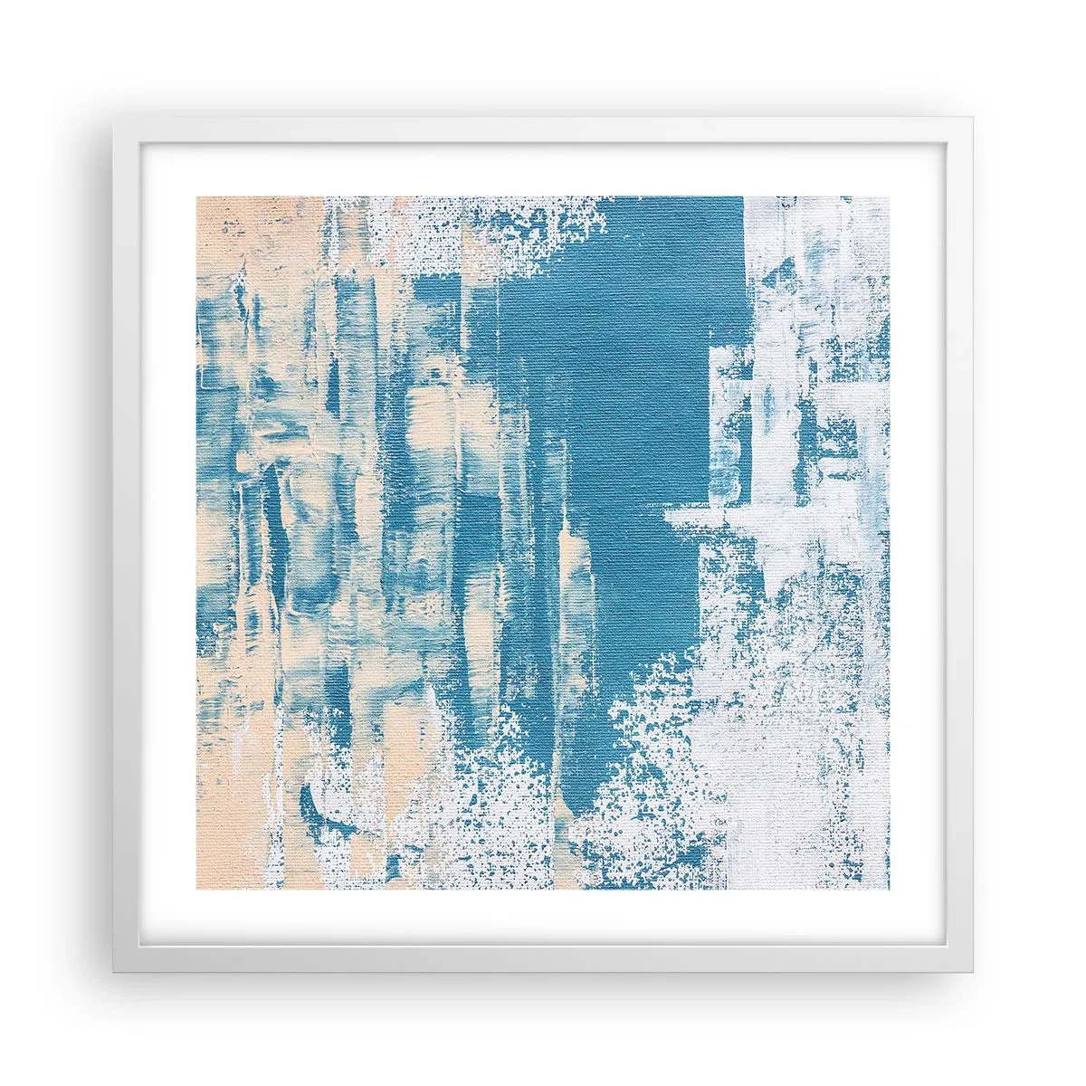 Poszter fekete keretben - Jégcsapon keresztül - 50x50 cm