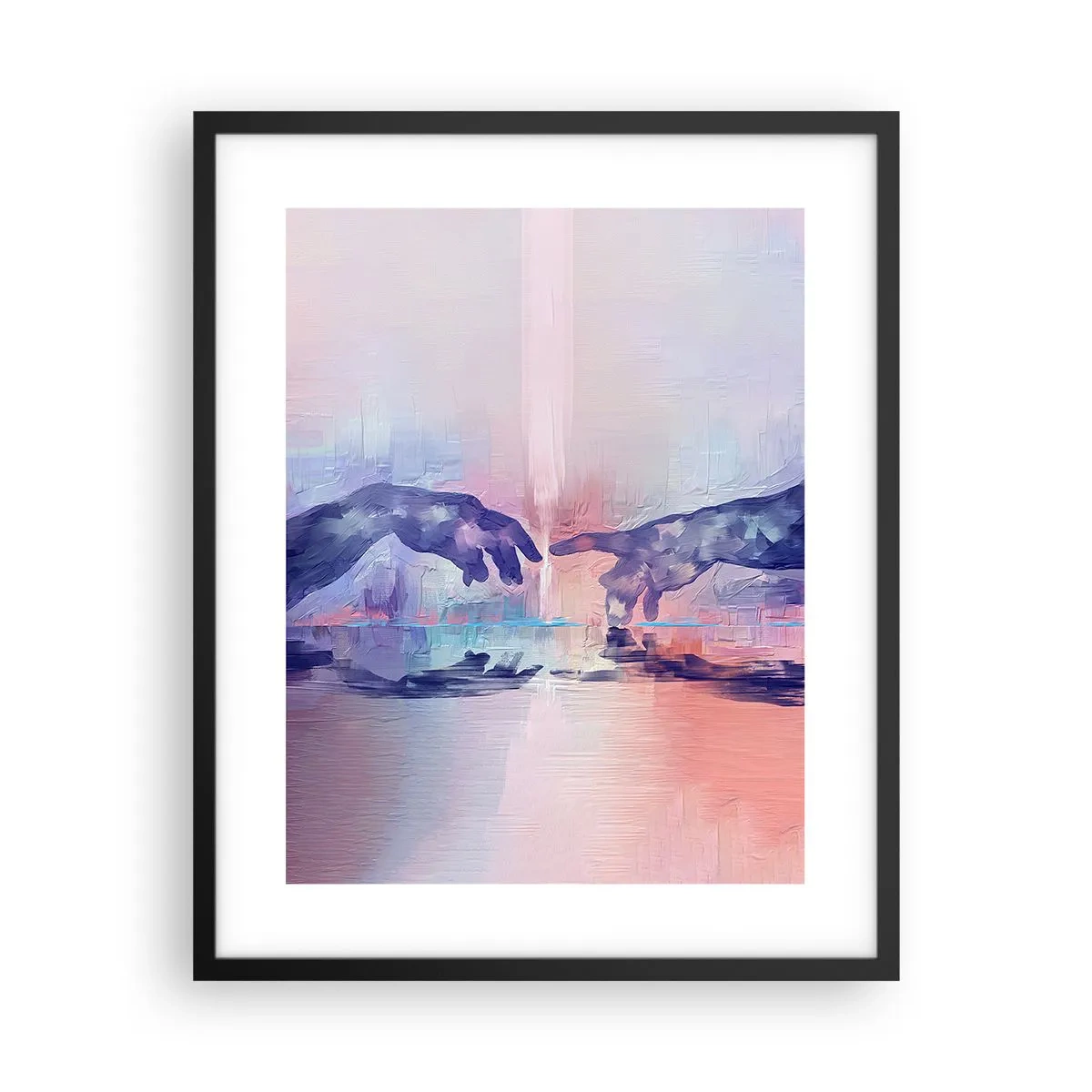 Poszter fehér keretben - Az élet isteni szikrája - 40x50 cm