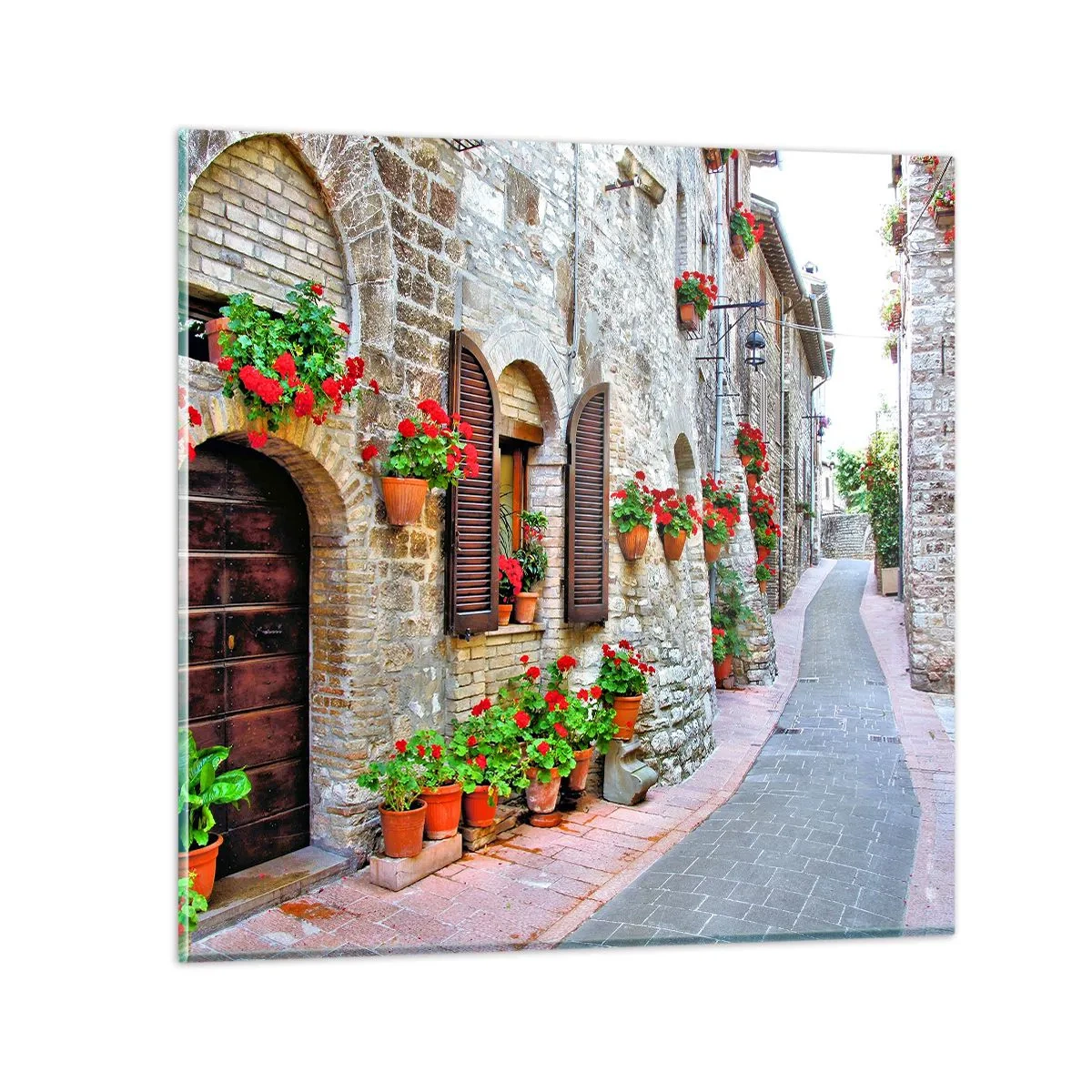 Üveg kép - Olasz hangulat - 30x30 cm