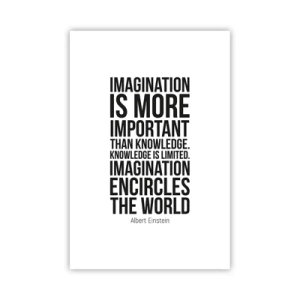 Poszter - Einstein a képzelet erejéről - 61x91 cm
