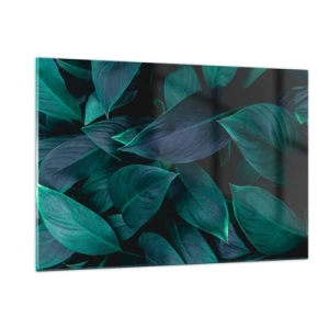 Üveg kép - Maga a zöldellő növényzet - 120x80 cm