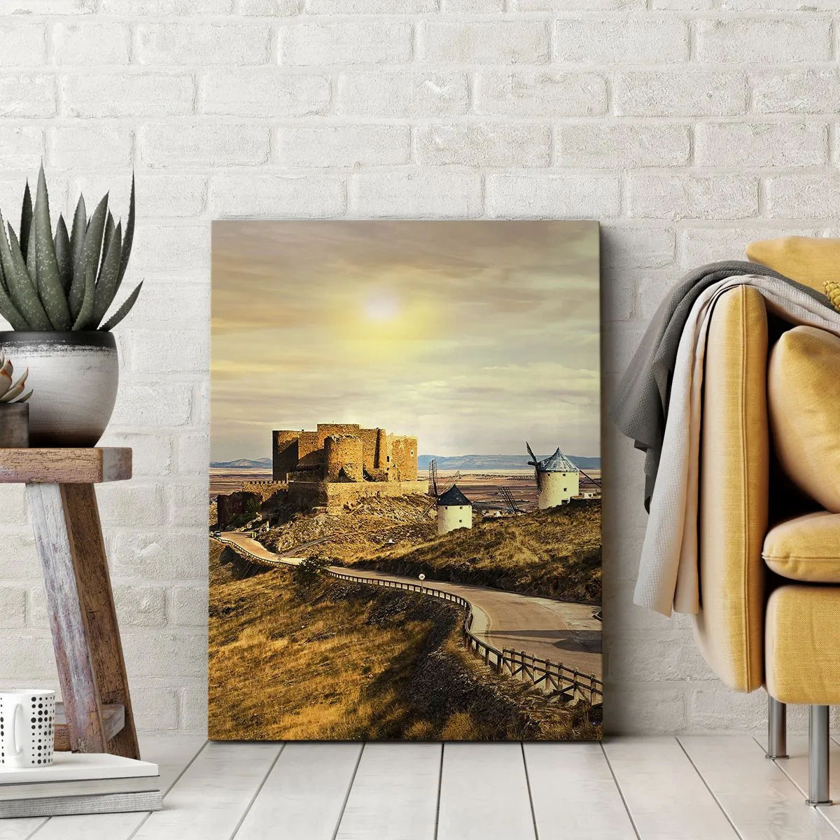 Vászonkép - Mindjárt megjelenik Don Quijote - 45x80 cm