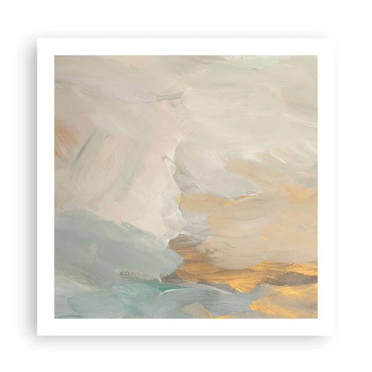 Poszter - Absztrakció - a szelídség földje - 60x60 cm