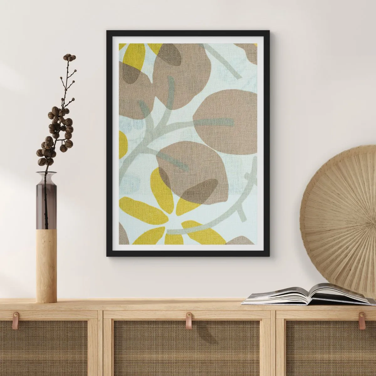 Poszter fehér keretben - Kompozíció a napsütésben - 70x100 cm