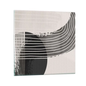 Üveg kép - Oda és vissza - 60x60 cm