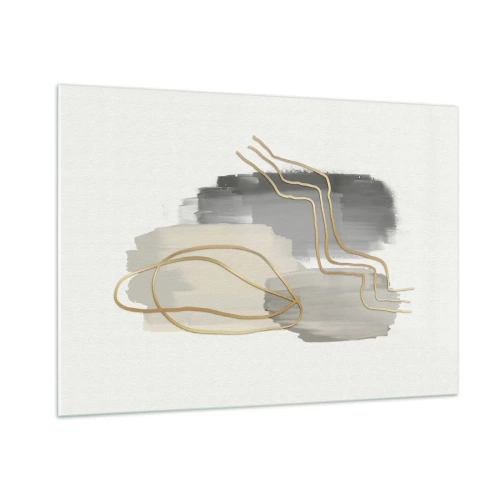 Üveg kép - Létezés és mozgás - 100x70 cm