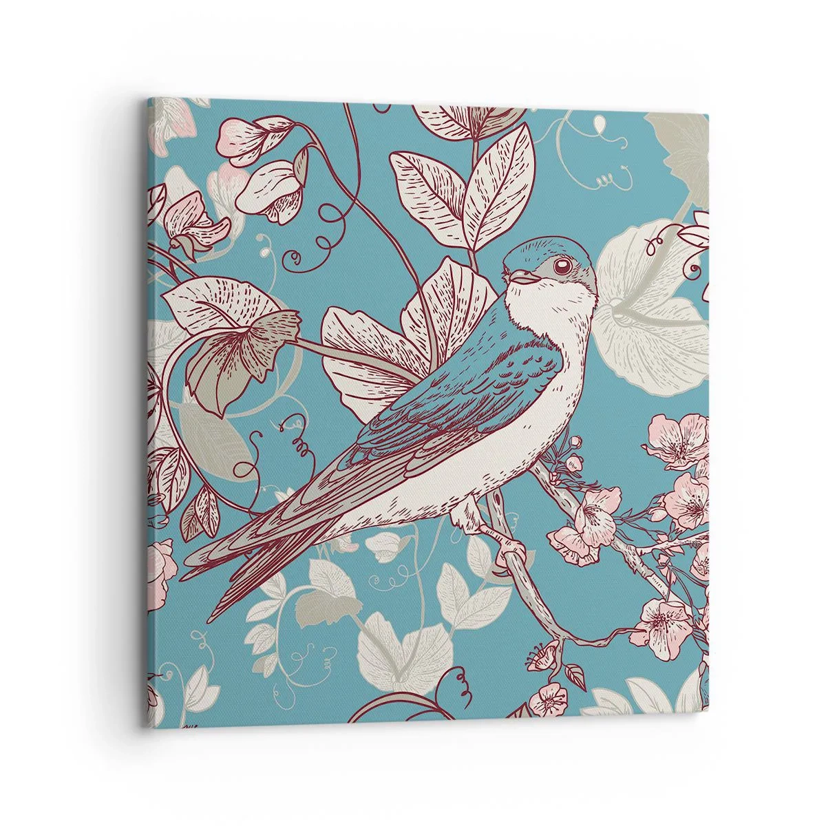 Vászonkép - A vörös és ezüst tűlevelűben - 70x70 cm