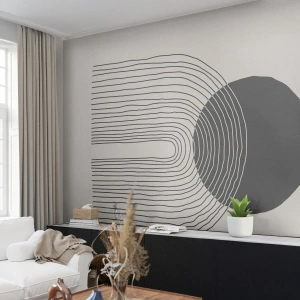 Egyedi öntapadó tapéta Deluxe Sticker - Remegés és biztosság - Absztrakció, Darab, Minimalizmus