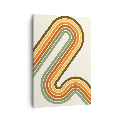 Vászonkép - Cikkcakkban a célba - 70x100 cm