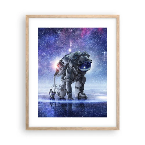 Poszter világos tölgy keretben - A csillagos ég felettem - 40x50 cm