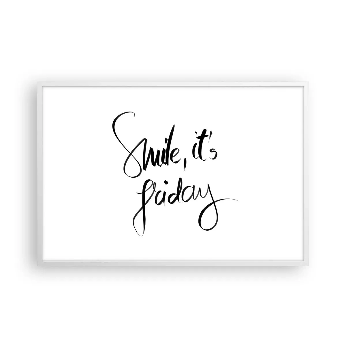 Poszter fekete keretben - Igazi öröm - 91x61 cm