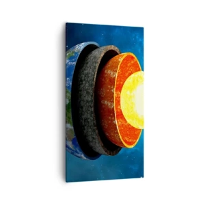 Vászonkép - Utazás a Föld középébe - 55x100 cm